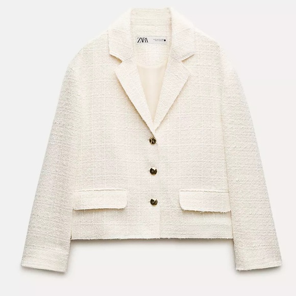 Zara Jackets & Blazers - ZW COLLECTION TEXTURED BLAZER Size S